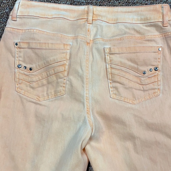 Chico platinum collection orange jeans. Size 1 or medium - Picture 2 of 13